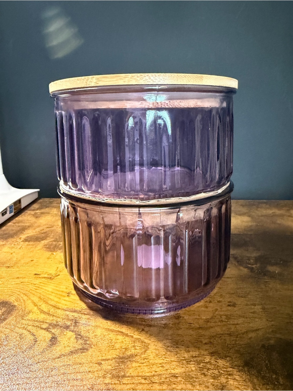 Canisters Made of Glass. NWT